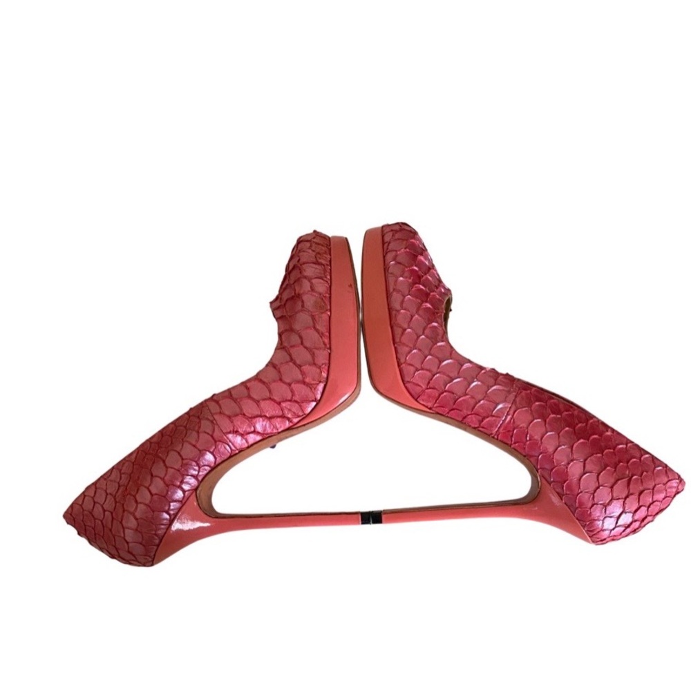 ParVous By You - Hand Made Shoes - Pink Leather - Stiletto Pumps Size 51/2 - 6 - Picture 9 of 17